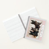 Cahier Filles Classes Portent Perles (Intérieur)
