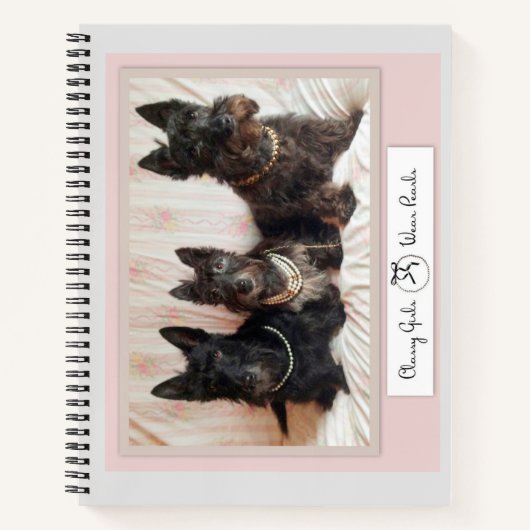Cahier Filles Classes Portent Perles (Devant)