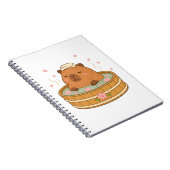 Cahier Fleur de Cerisier Capybara Sakura Onsen Mig (Côté Droit)