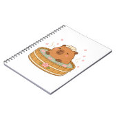 Cahier Fleur de Cerisier Capybara Sakura Onsen Mig (Côté gauche)