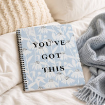 Cahier Fleur de Cosmos Citation You've Got This