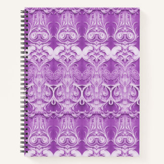 Cahier Fleurir Fleurs Violettes