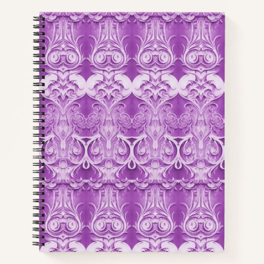 Cahier Fleurir Fleurs Violettes (Devant)