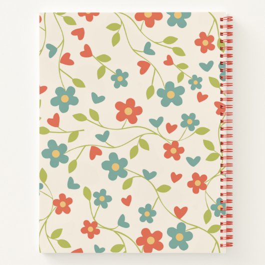 Cahier Fleurs Pettern (Dos)
