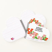 Cahier Fleurs Rouges Teamwork (Intérieur)