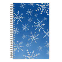Cahier Flocon de Neige Bleu – Journal d'Esthétique