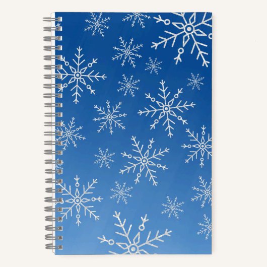 Cahier Flocon de Neige Bleu – Journal d'Esthétique (Recto)