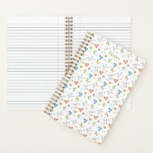 Cahier floral aquarelle - Jaune (À l'intérieur)