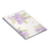 Cahier Floral Australien Jacaranda en Fleurs (Côté Droit)