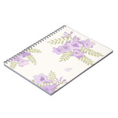 Cahier Floral Australien Jacaranda en Fleurs (Côté gauche)