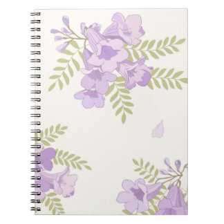 Cahier Floral Australien Jacaranda en Fleurs