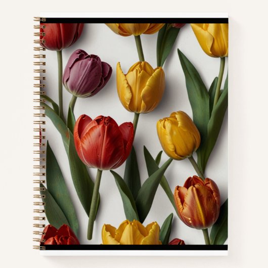 Cahier Floral Élégant (Devant)