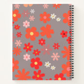 Cahier floral élégant (Dos)