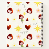 Cahier Floral Fille Mignonne (Dos)
