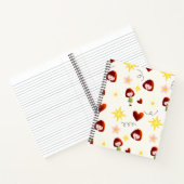 Cahier Floral Fille Mignonne (Intérieur)