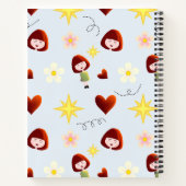 Cahier Floral Fille Mignonne (Dos)