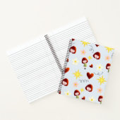 Cahier Floral Fille Mignonne (Intérieur)