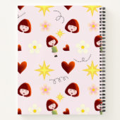 Cahier Floral Fille Mignonne (Dos)