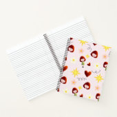 Cahier Floral Fille Mignonne (Intérieur)
