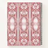 Cahier floral rose (Dos)