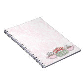 Cahier floral rose CP (Côté Droit)