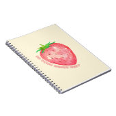 Cahier Fraise Mignon et Motivant (Côté Droit)