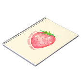 Cahier Fraise Mignon et Motivant (Côté gauche)
