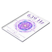 Cahier Fréquence Solfeggio 639 Hz – Harmony & Co (Côté gauche)