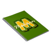 Cahier garçon monogramme prépa moderne (Côté Droit)