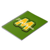 Cahier garçon monogramme prépa moderne (Côté gauche)