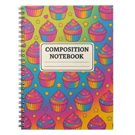 Cahier Gâteau Arc-en-ciel (Devant)