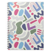 Cahier Géométrique Abstrait Coloré (Devant)