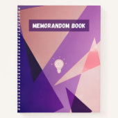 Cahier géométrique minimaliste (Devant)