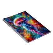 Cahier Glow Méduse Vibrante (Côté Droit)