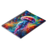 Cahier Glow Méduse Vibrante (Côté gauche)