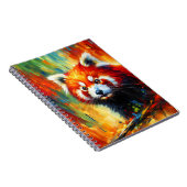 Cahier Glow Panda Rouge (Côté Droit)