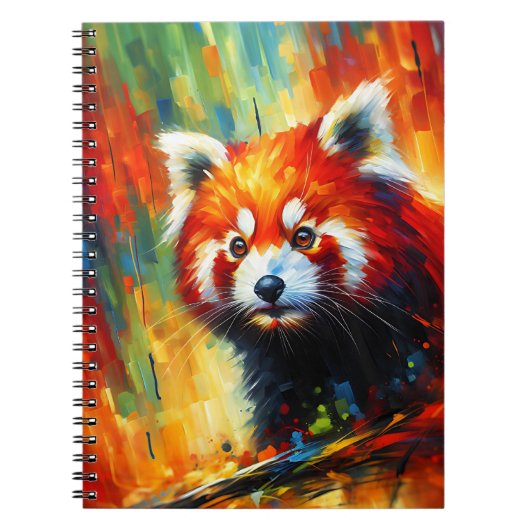 Cahier Glow Panda Rouge (Devant)