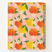 Cahier Grand Format Citron Orange Citrus (Dos)