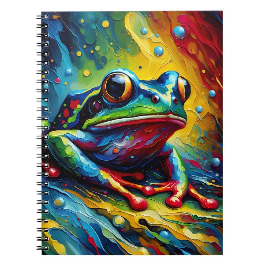 Cahier Grenouille Color Splash (Devant)