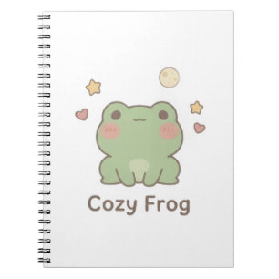 Cahier Grenouille Cozy   Journal Mignon Kawaii