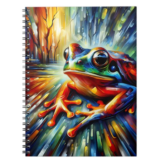 Cahier Grenouille de la Forêt Radieuse (Devant)