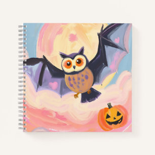 Cahier Halloween Hibou & Citrouille – Effrayant et