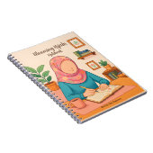 Cahier Hijabi en Fleur (Côté Droit)