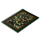 Cahier 'Holly & Berries' (Côté gauche)