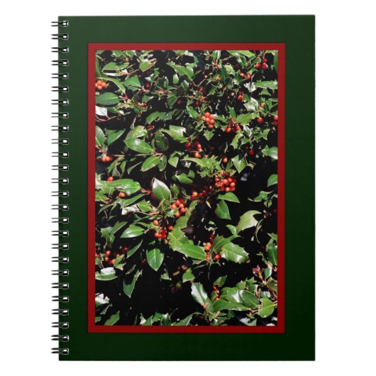 Cahier 'Holly & Berries' (Devant)