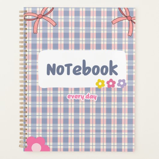 Cahier Intime Pastel Mignon | Journal Esthétique D (Devant)