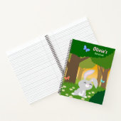 Cahier joli lapin dans les bois (Intérieur)