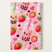 Cahier joli thé aux perles de fraise (Verso)