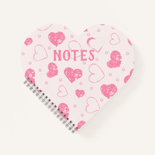 Cahier Jolies Coeurs Roses (Devant)