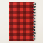 Cahier Journal à carreaux rouges (Verso)